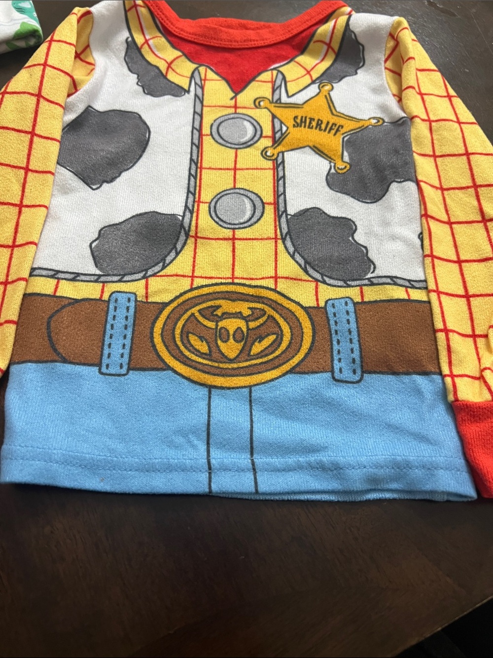 Toy Story clothing label